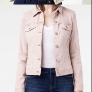 Michael Kors Light Pink Jean/Denim Jacket! Women's Size L!